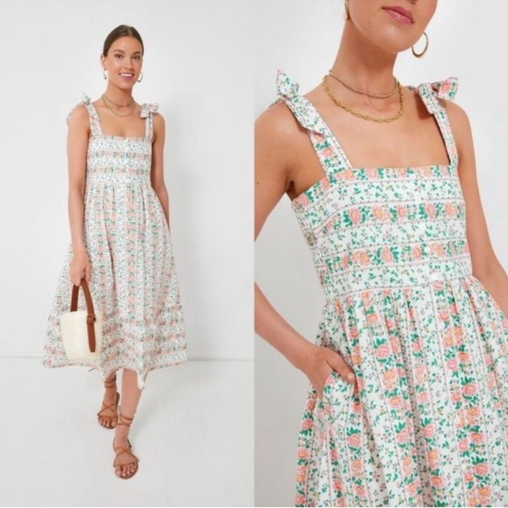 Like New. Tuckernuck Hyacinth House Lupine Floral Midi Dress